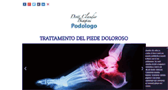 Desktop Screenshot of podologobiagini.com