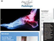 Tablet Screenshot of podologobiagini.com